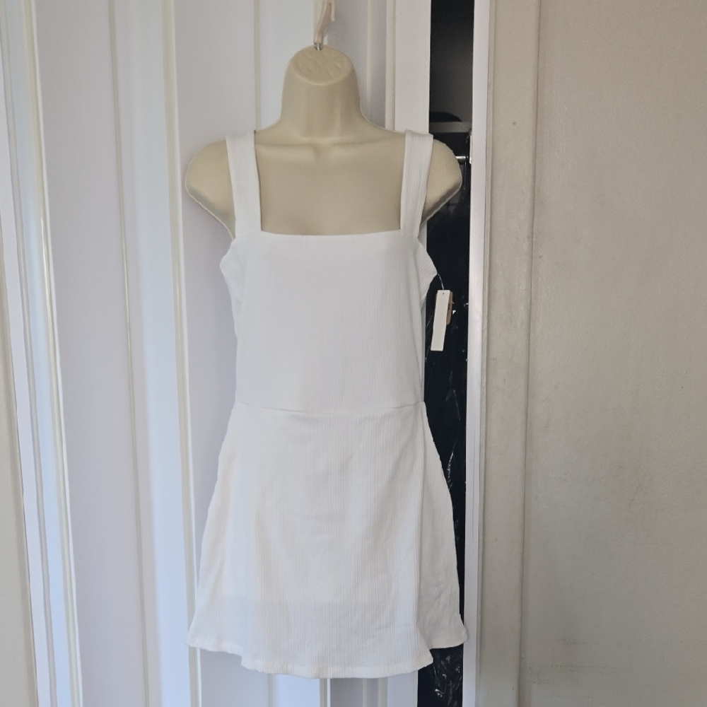 PINK Victoria's Secret White Jumpsuit